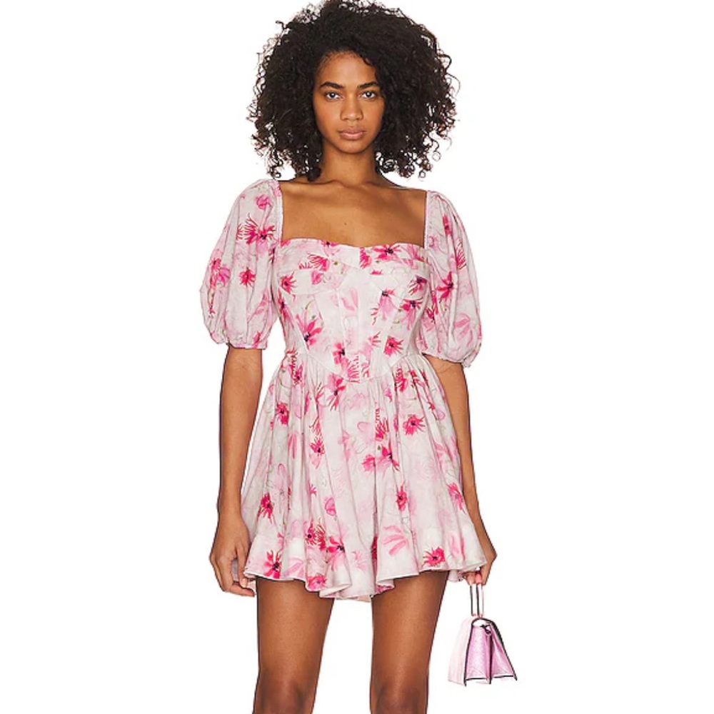 Kiah Mini Dress in Pink Floral
Bardot